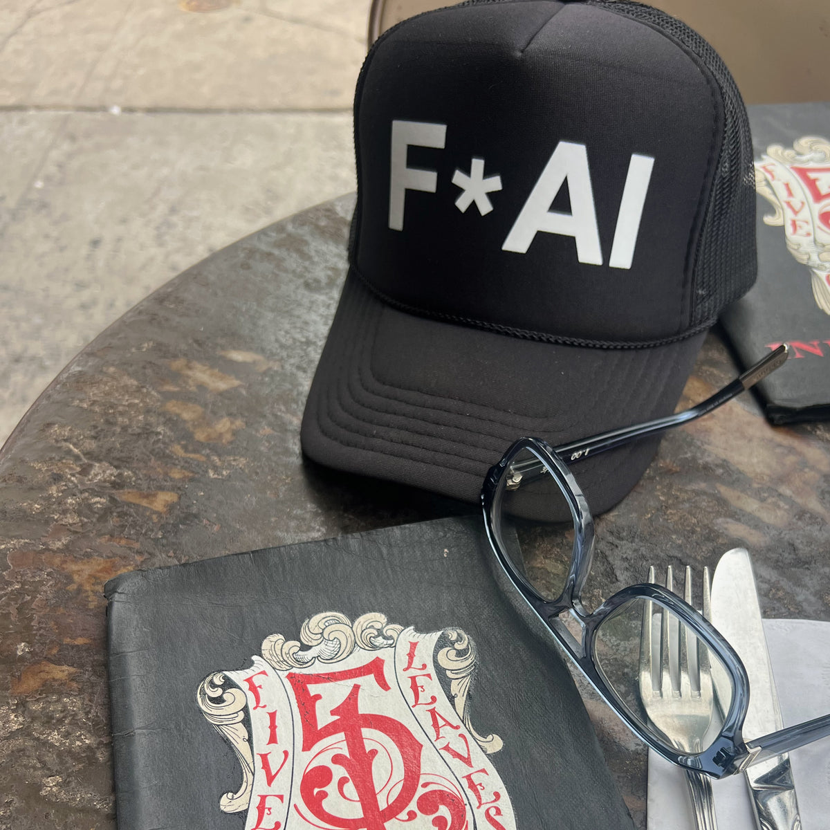 FUCK AI TRUCKER HAT