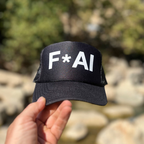 FUCK AI TRUCKER HAT